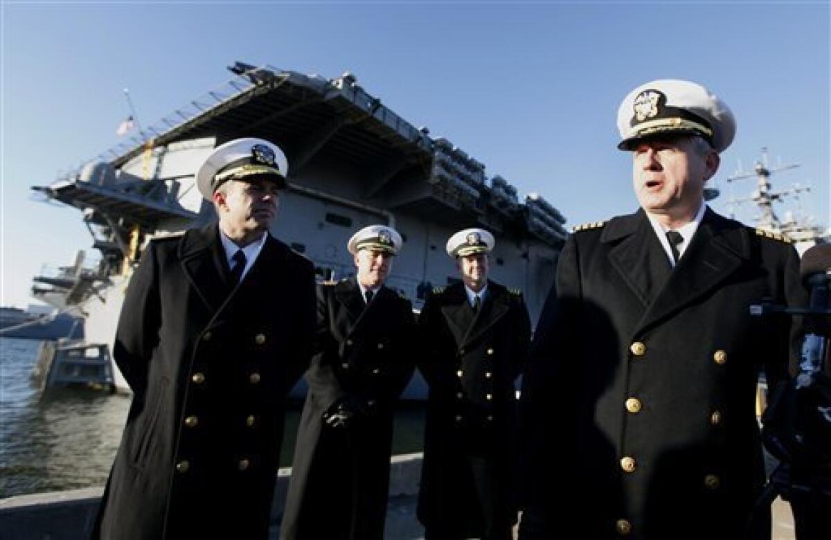 USS Enterprise deploys without ex-commander - The San Diego Union